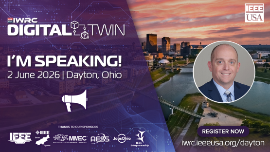 Ian Haynes Speaking at IRWC Digital Twin Summit poster